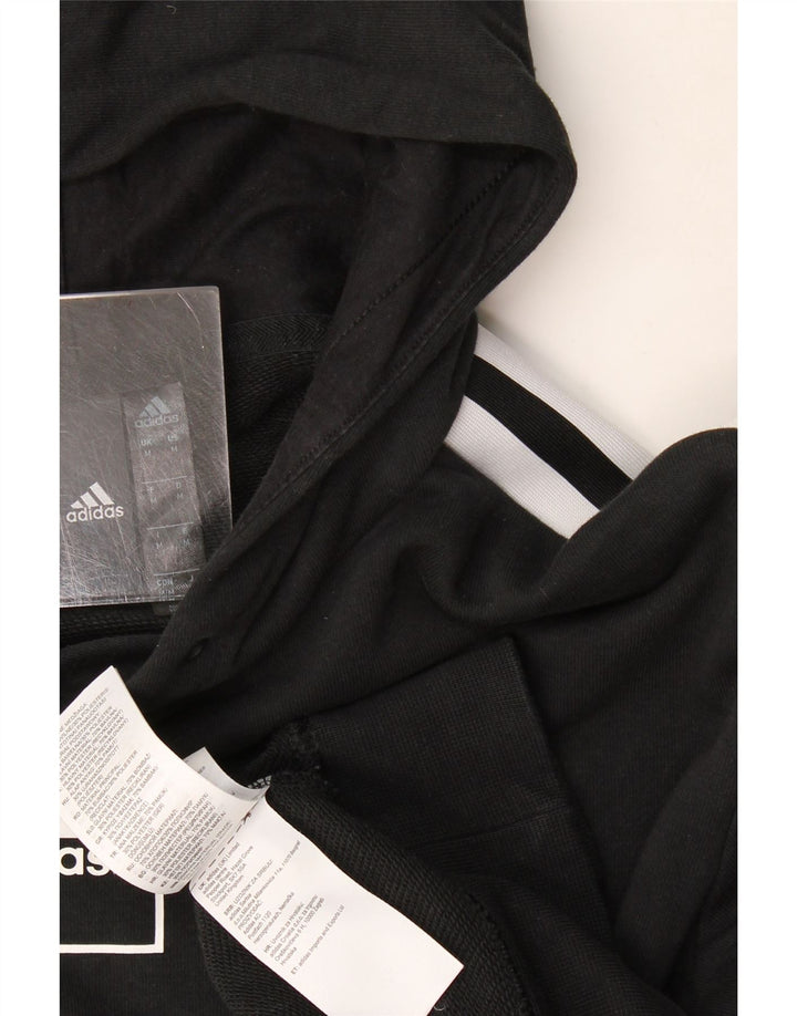 Adidas Herren Kapuzenpullover Mittelschwarz Baumwolle