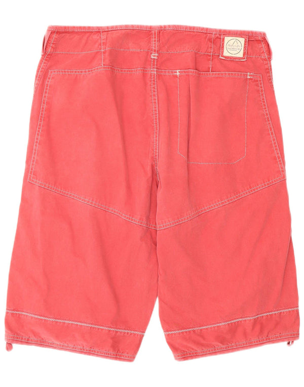 Murphy & Nye Herren-Chinoshorts W36, Größe L, Rot, Baumwolle