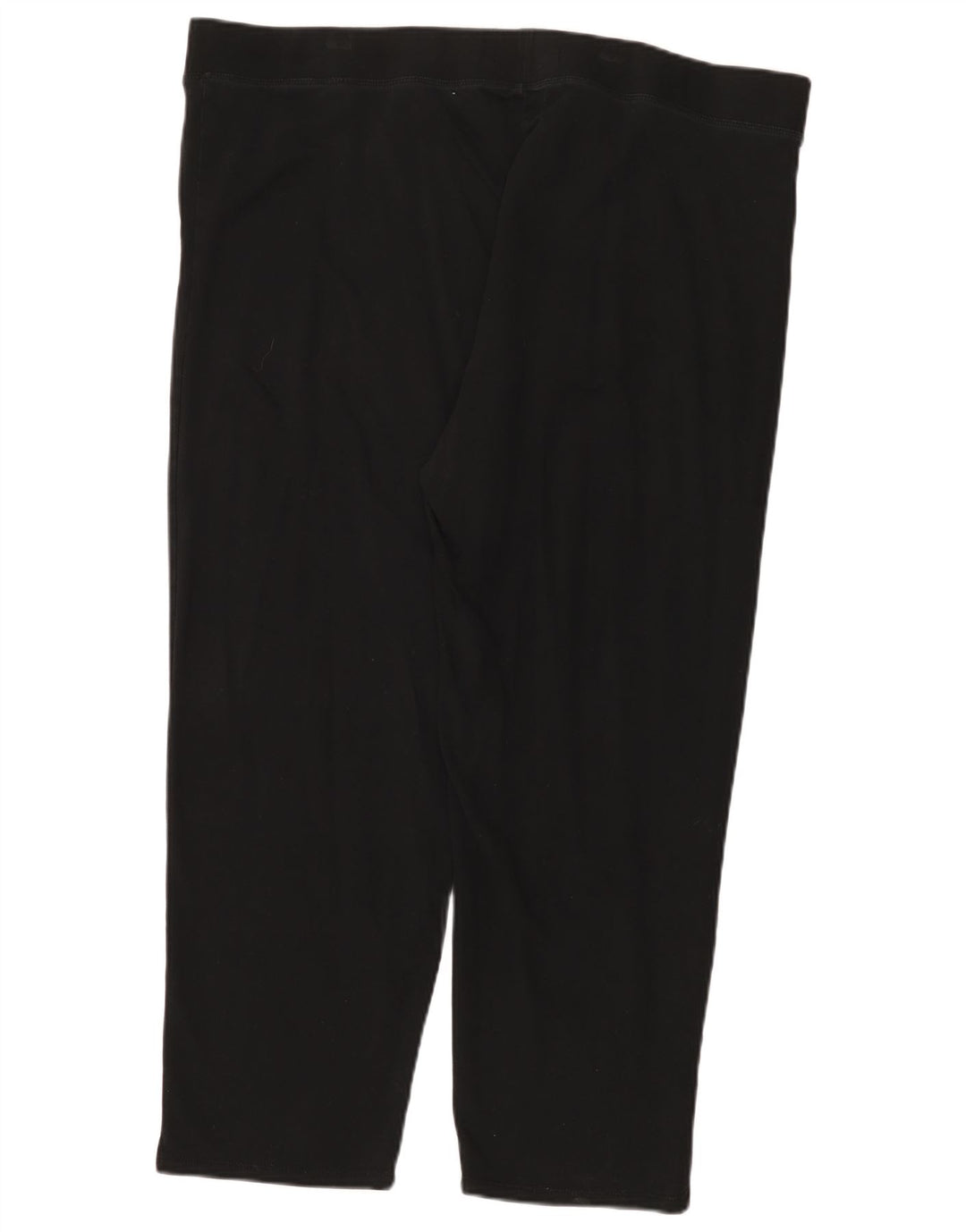 Zara Damen Leggings UK 24 4XL Schwarze Baumwolle