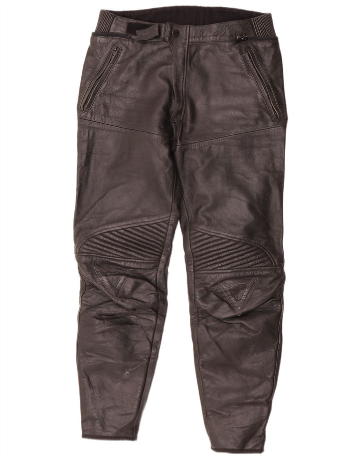 Dainese Herren Leder Moto Racer Hose EU 54 Large W32 L30 Schwarz