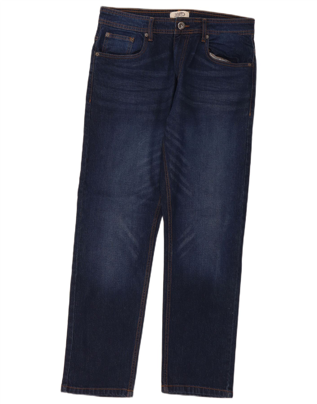 Kangaroo Poo Herren Slim Jeans W34 L30 Marineblau Baumwolle