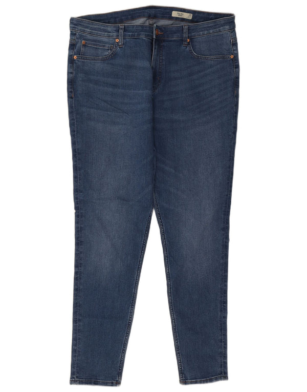 Marks & Spencer Damen The Ivy Skinny Jeans UK 20 2XL W36 L29 Blaue Baumwolle