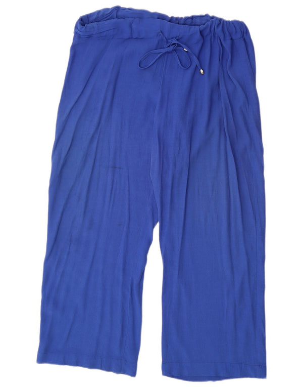 Marks & Spencer Damen Gerade Freizeithose UK 10 Small W30 L27 Blau