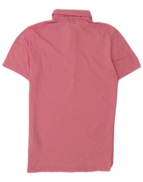 Superdry Herren-Poloshirt, Größe S, rosa, Baumwolle
