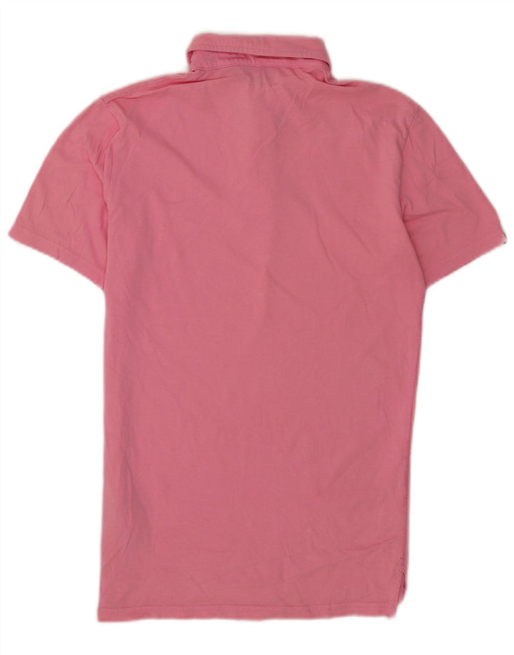 Superdry Herren-Poloshirt, Größe S, rosa, Baumwolle