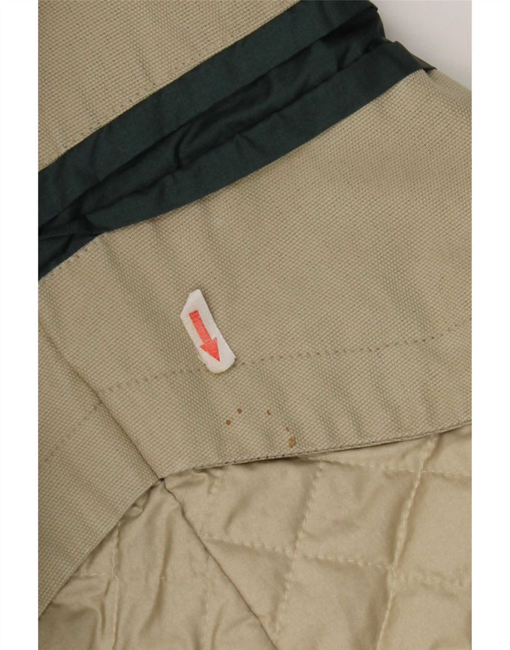 Vintage Herren Bomberjacke UK 42 XL Beige Farbblock