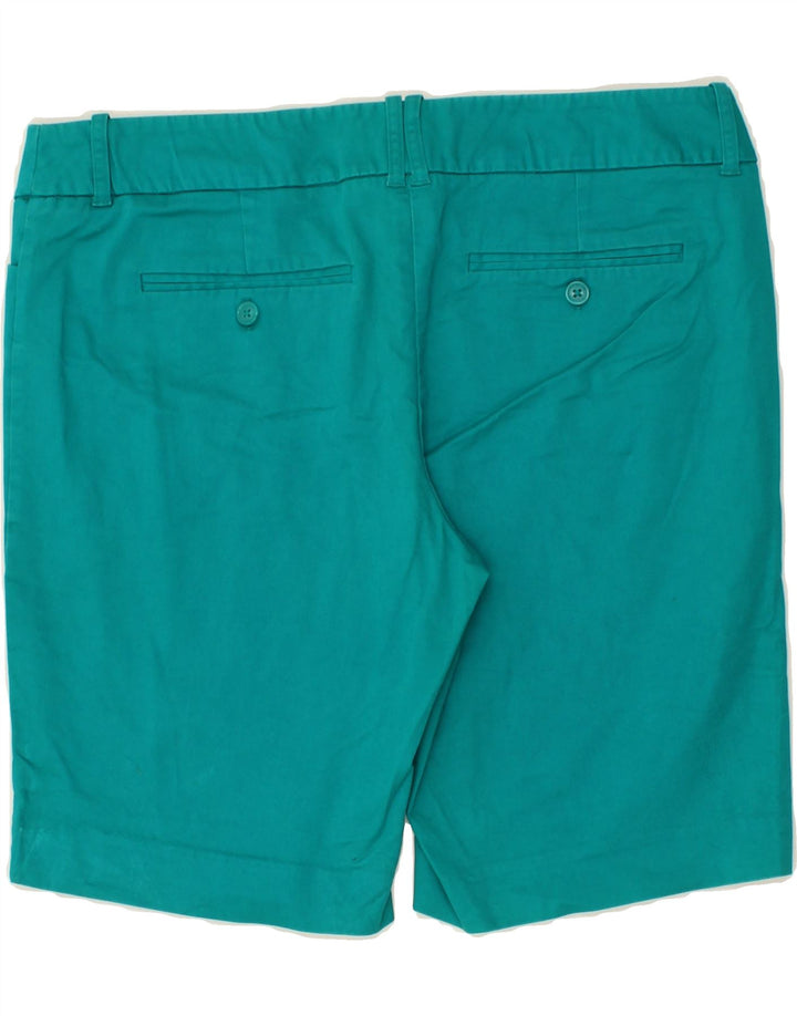 MOSSIMO Womens Stretch Chino Shorts US 14 XL W36 Turquoise Cotton Vintage Mossimo and Second-Hand Mossimo from Messina Hembry 