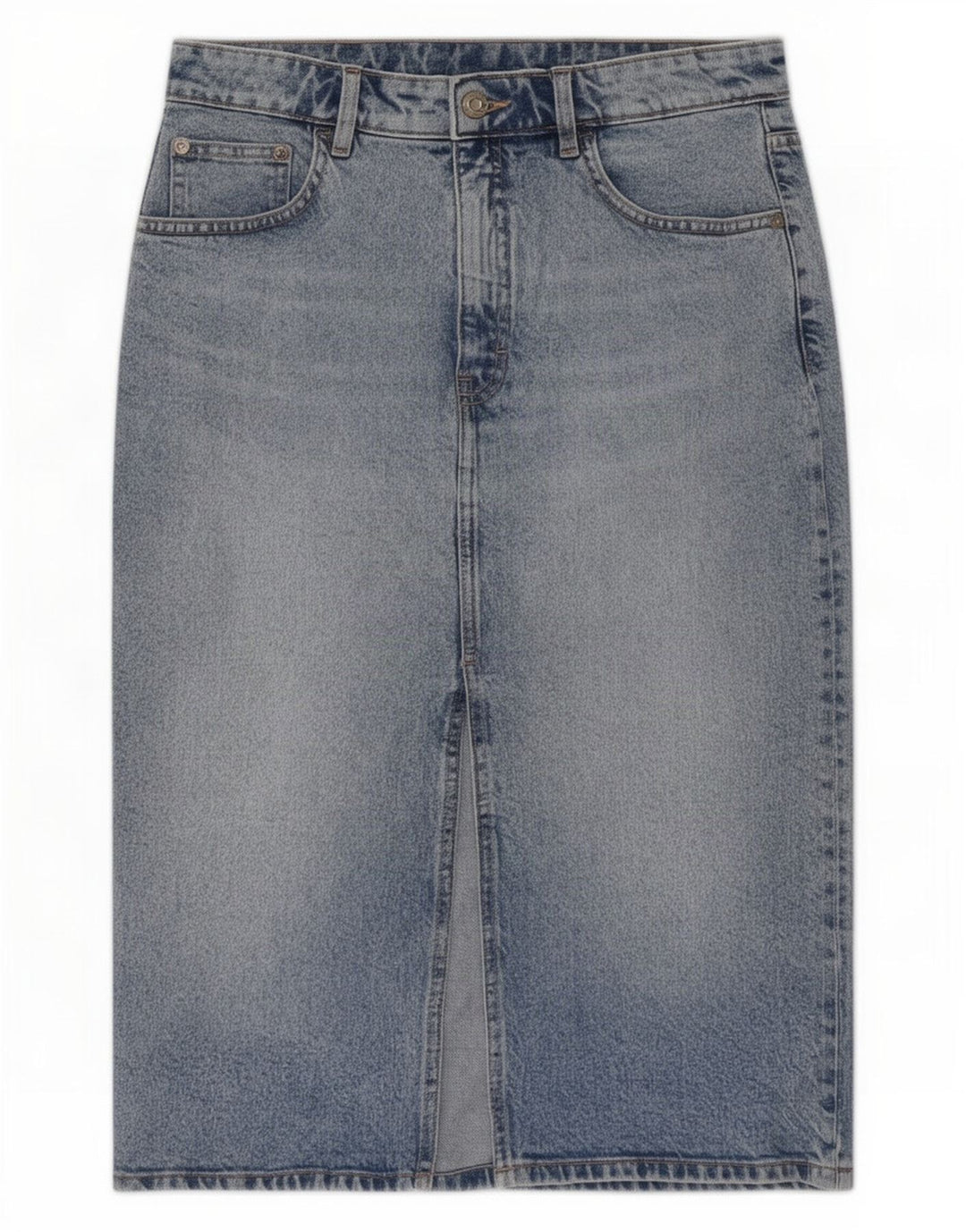 Zara Damen Jeansrock Medium W28 Blau