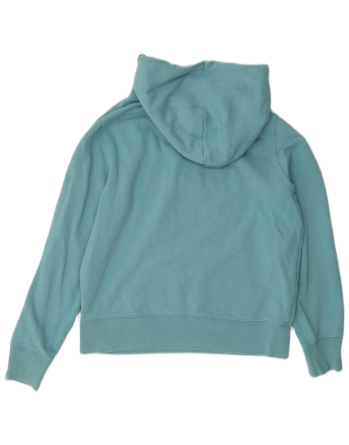 Gap Damen-Kapuzenpullover mit grafischer regulärer Passform, UK 12, Mittelblau