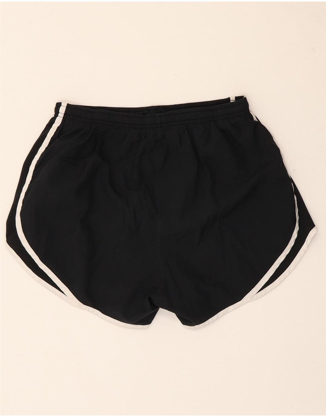 Nike Damen Dri Fit Sport Shorts UK 10 Small Schwarz Polyester
