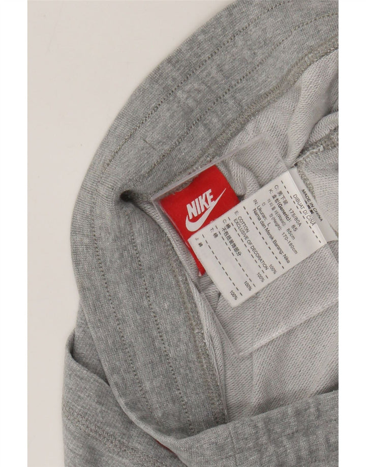 Nike Jungen-Trainingshose, Jogginghose, 13–14 Jahre, Größe L, Grau, Baumwolle
