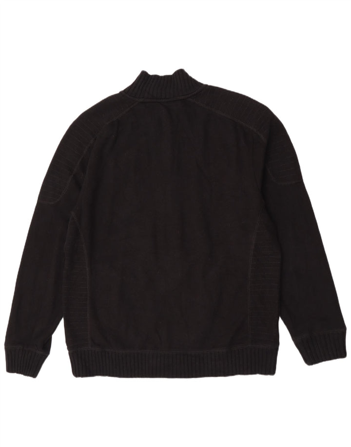 Calvin Klein Herren-Trainingsanzug-Top-Jacke XL, blaue Baumwolle