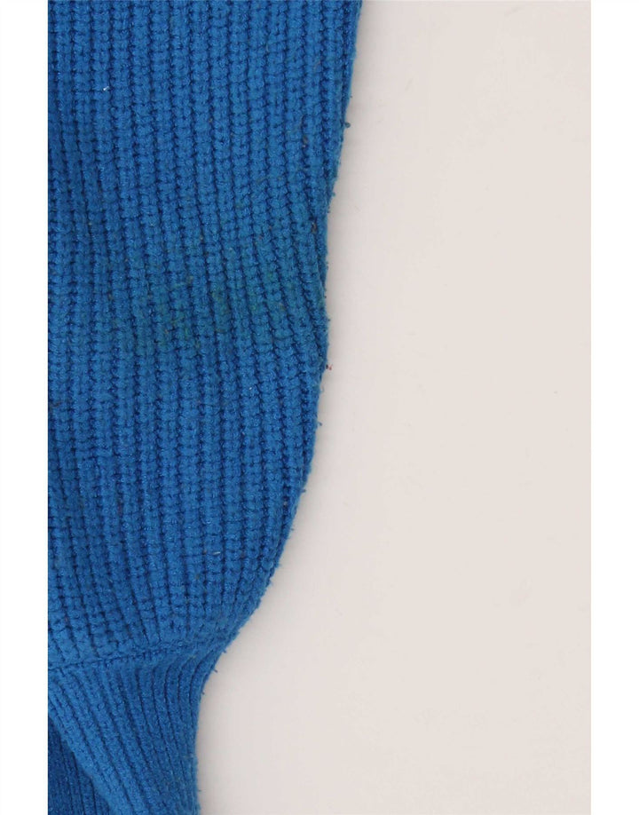 Marks & Spencer Rollkragenpullover für Damen, Gr. 16, Größe L, blau, Viskose