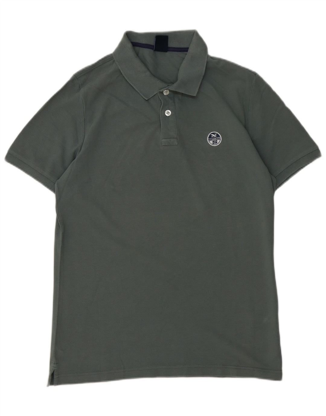 North Sails Herren-Poloshirt, große grüne Baumwolle