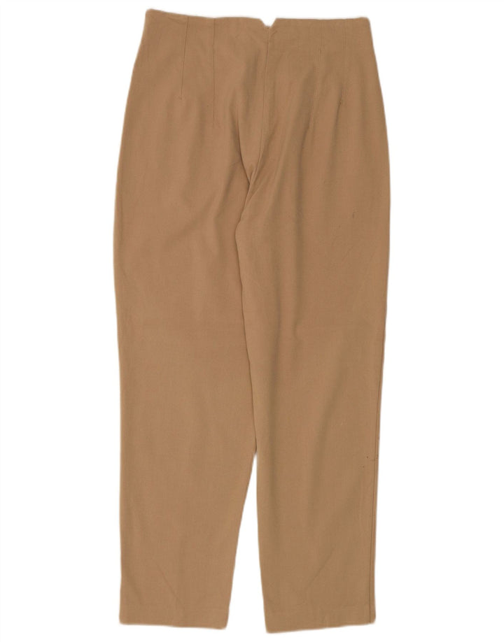 Zara Damen Tapered Anzughose Mittel W28 L26 Beige