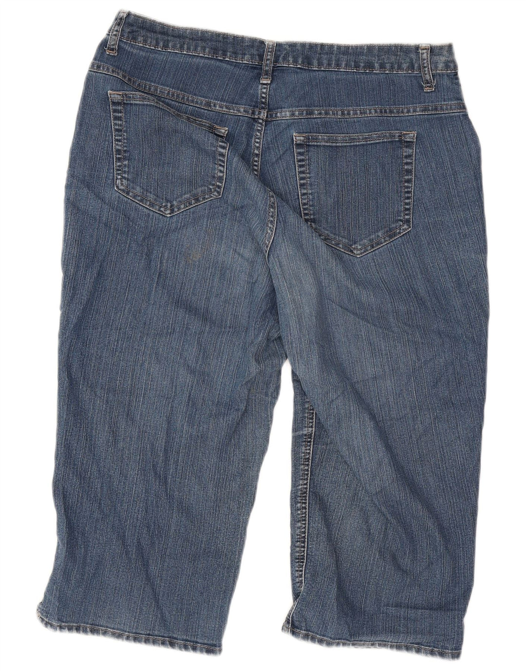 LEE Damen Riders Denim Bermuda Shorts W34 Large Blau