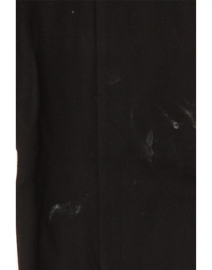Zara Damen Leggings UK 14 Large Schwarz Viskose