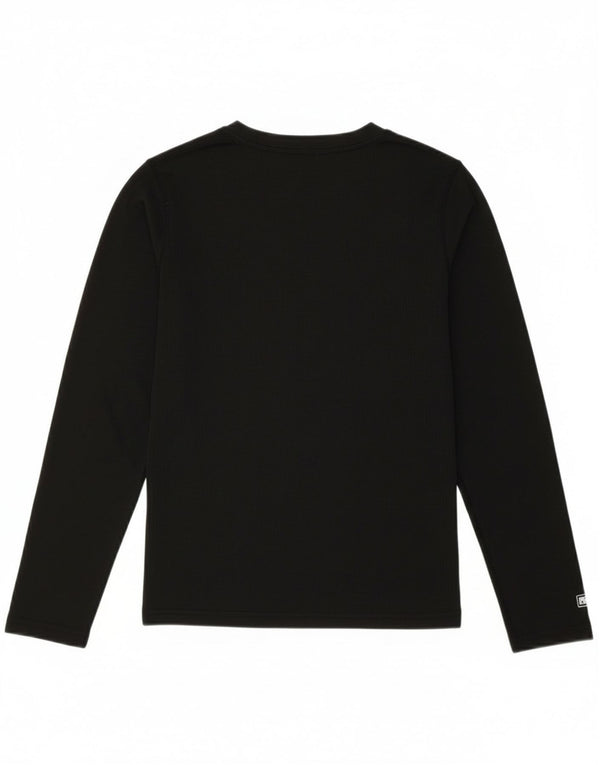 Russell Athletic Mädchen-Top, langärmelig, 14–15 Jahre, Größe L, Schwarz, Sport