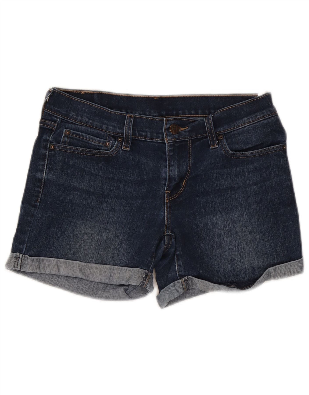 Levi's Damen-Jeansshorts, W26, klein, blaue Baumwolle