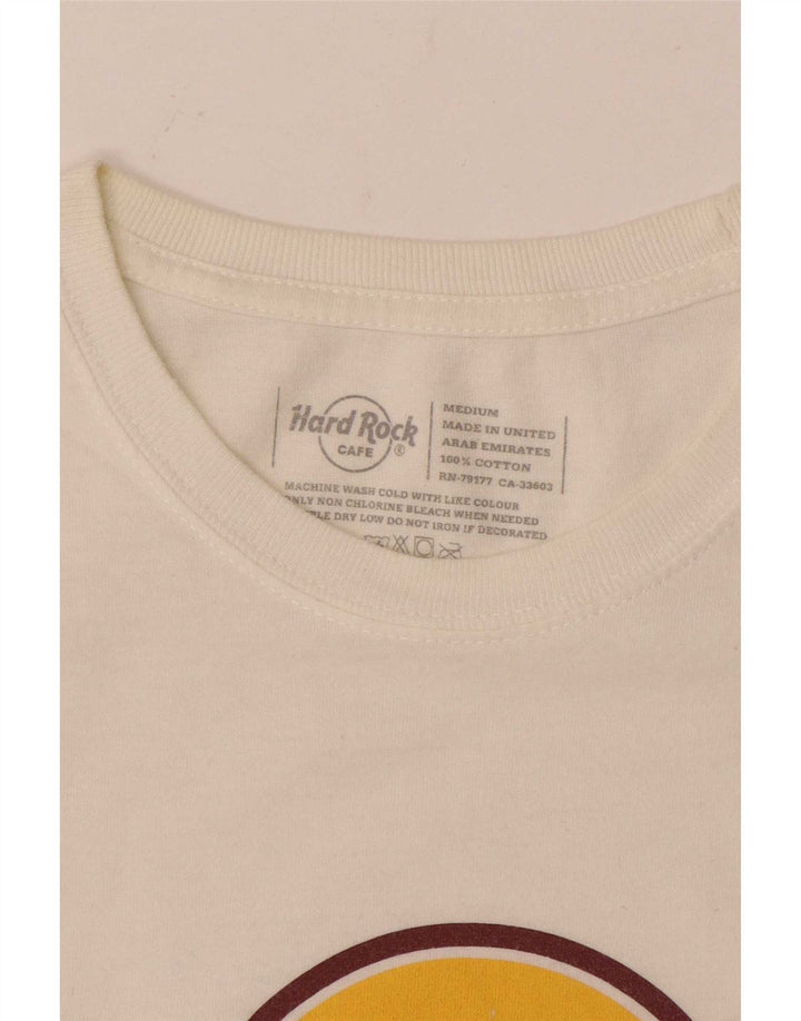Hard Rock Cafe Herren Dublin Grafik-T-Shirt aus mittelweißer Baumwolle