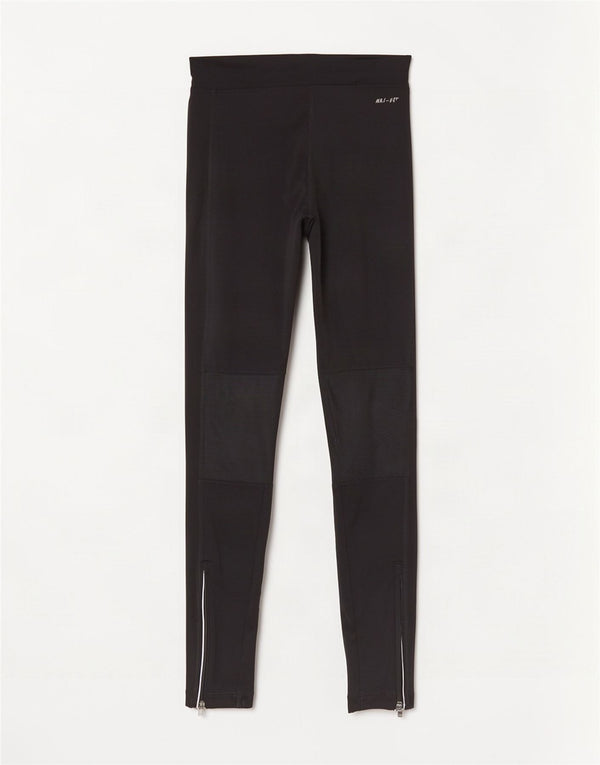 Nike Damen Dri Fit Leggings UK 10 Small Schwarz Polyester