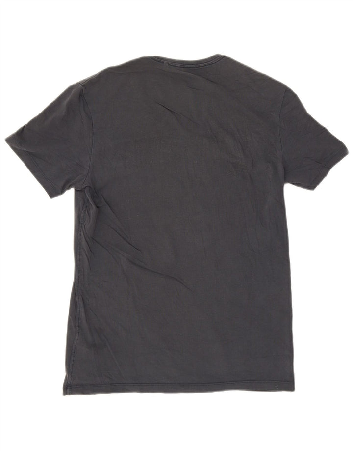 Guess Herren-T-Shirt mit Grafik, Größe S, graue Baumwolle