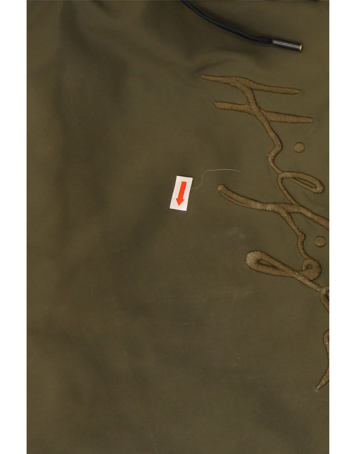 Tommy Hilfiger Herren Badeshorts mit Grafik, reguläre Passform, Größe L, Khaki