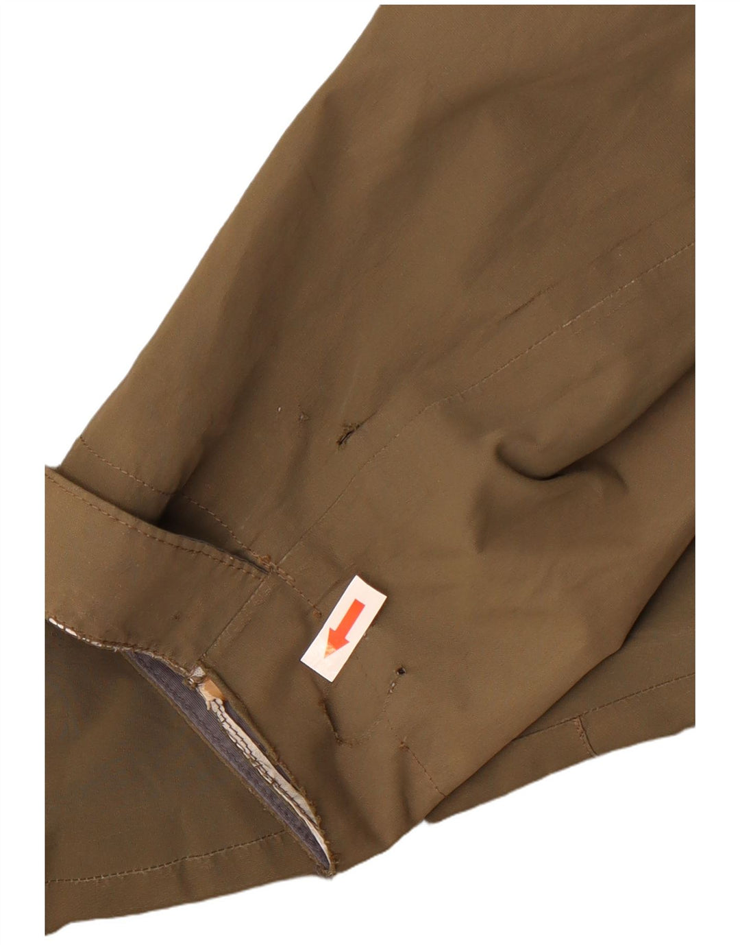 The North Face Herren-Regenjacke mit Kapuze, UK 38, Mittelkhaki, Polyester