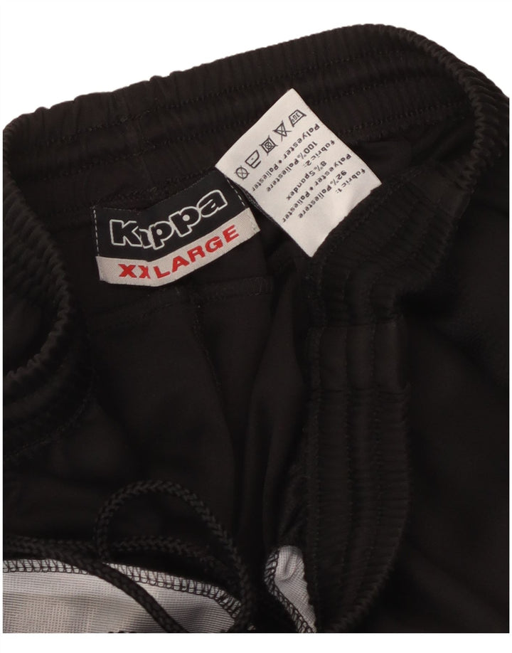 Kappa Herren Bermuda Sport Shorts 2XL Schwarz Polyester