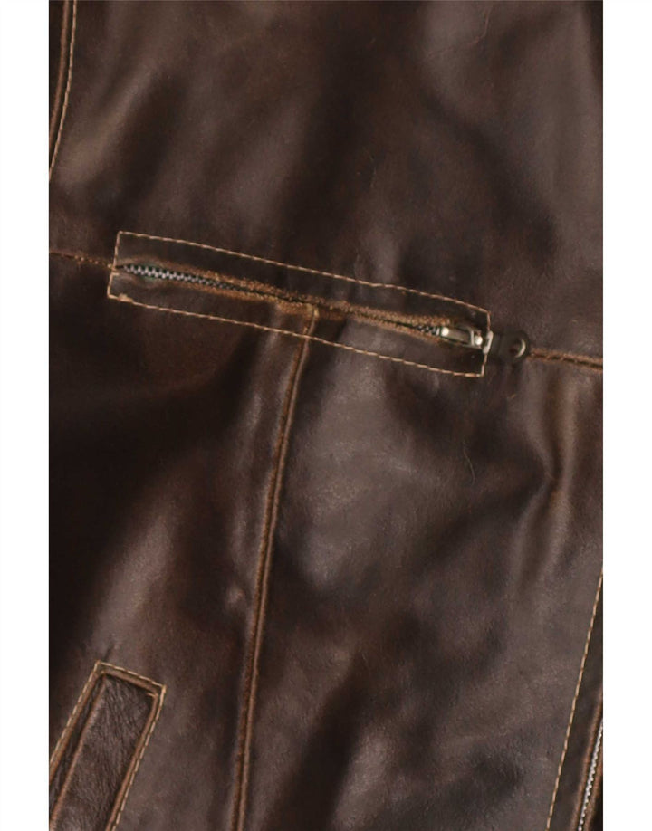 Conbipel Herren Lederjacke IT 50 Large Braun