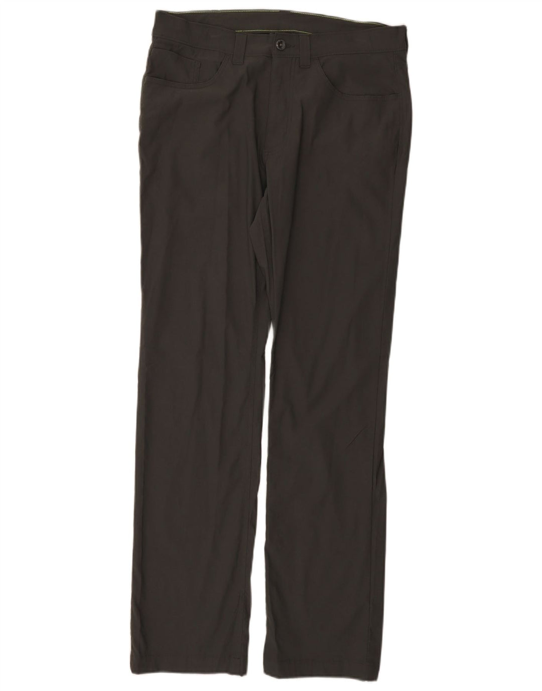 Eddie Bauer Herren gerade Freizeithose W33 L32 graues Nylon