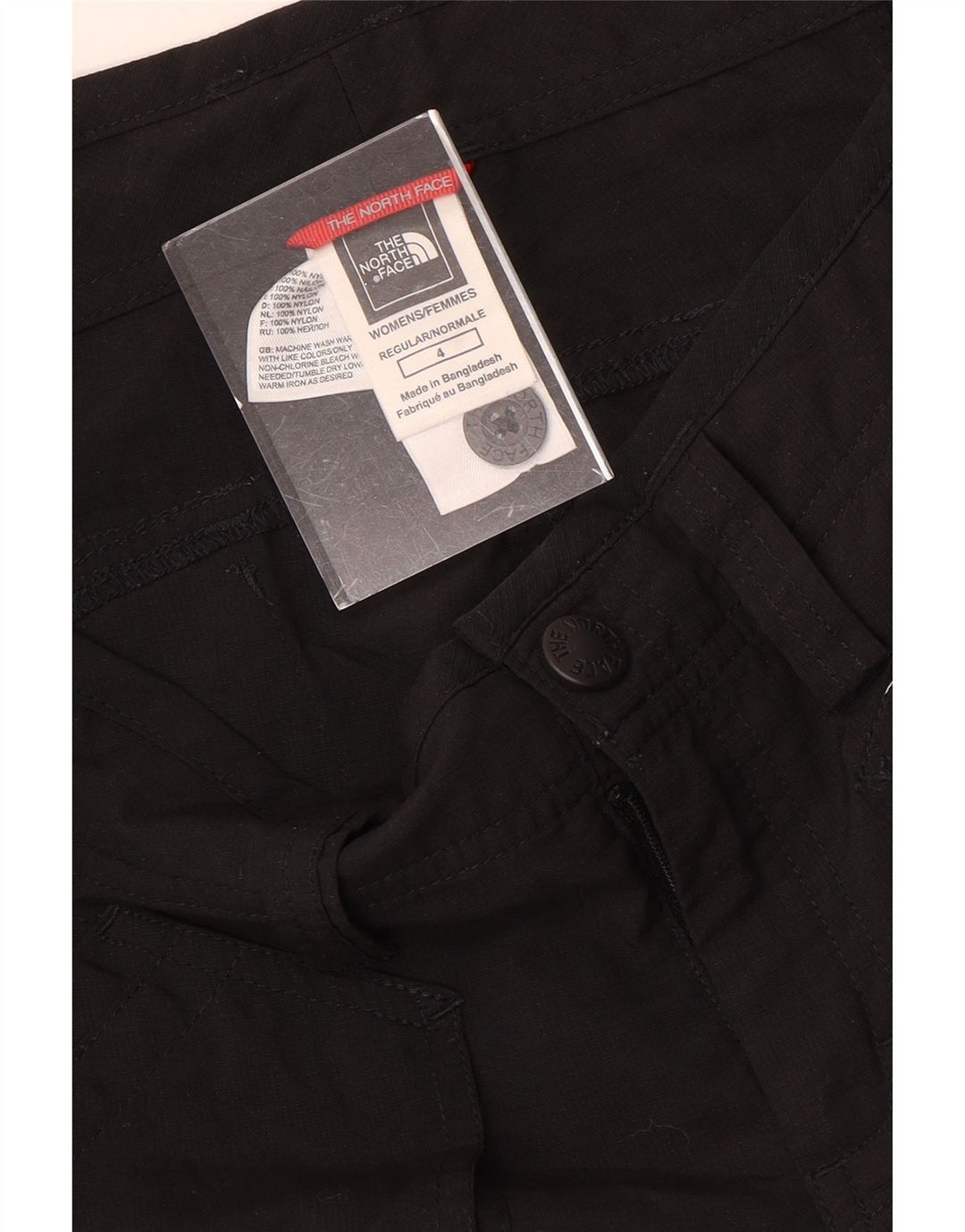 The North Face Damen Shorts US 4 Small W30 Schwarzes Nylon