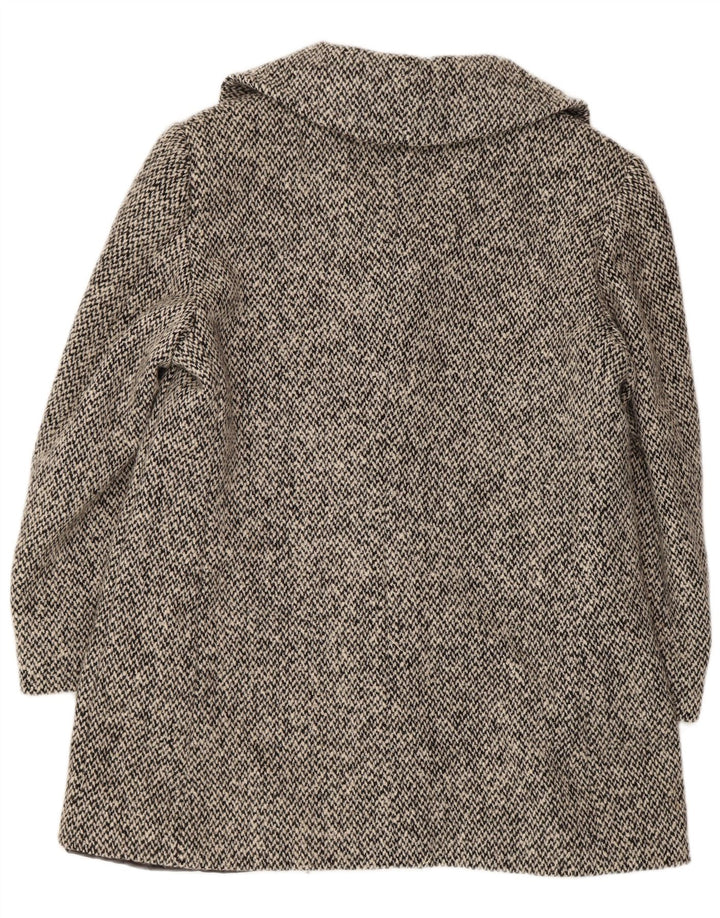 Moessmer Damen Pea Coat UK 14 Mittelgraue Schurwolle