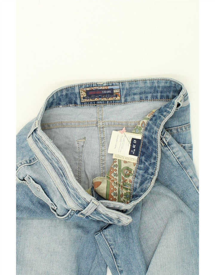 TRUSSARDI Womens Denim Shorts W27 Small Blue Cotton Vintage Trussardi and Second-Hand Trussardi from Messina Hembry 