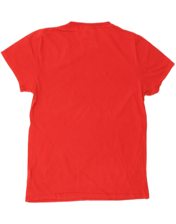 SUPERDRY Herren T-Shirt Top XL aus roter Baumwolle