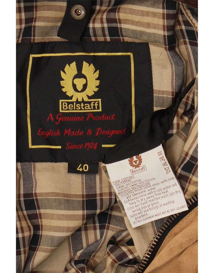 Belstaff Herrenjacke aus gewachster Baumwolle, Größe 40, Braun