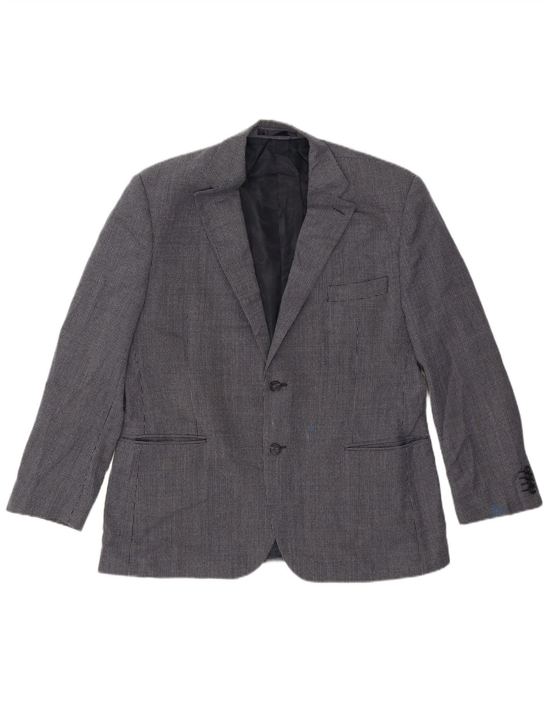 Marks & Spencer Herren-Kurzblazer, Gr. 42, groß, marineblau gepunktet