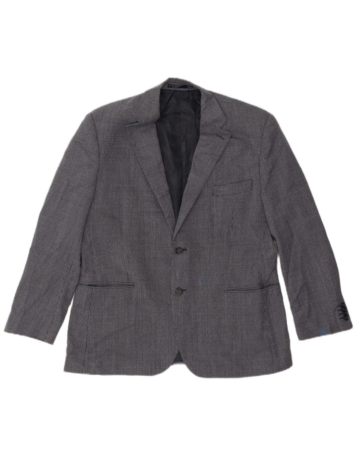 Marks & Spencer Herren-Kurzblazer, Gr. 42, groß, marineblau gepunktet