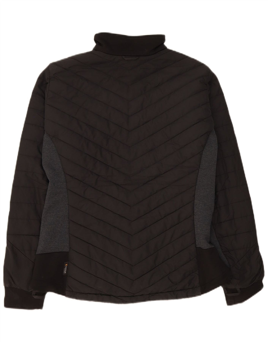 Jack Wolfskin Damen Wattierte Jacke UK 16 Large Schwarz Colourblock Polyester