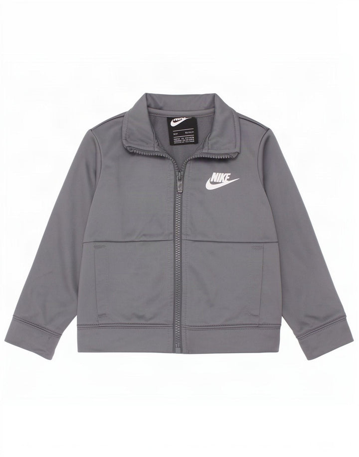 Nike Baby-Jungen-Trainingsanzug-Top-Jacke, 18–24 Monate, graues Polyester