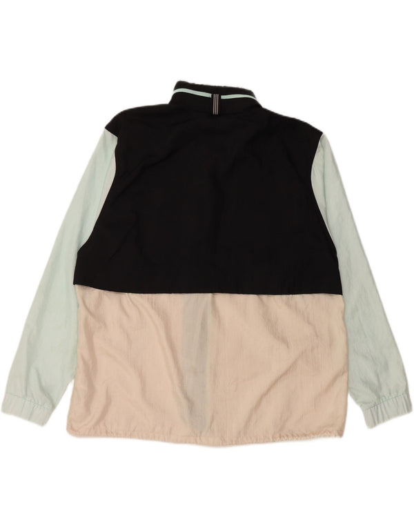 ADIDAS Damen-Trainingsanzug-Top-Jacke, UK 12, mittelgroß, mehrfarbig, Farbblock