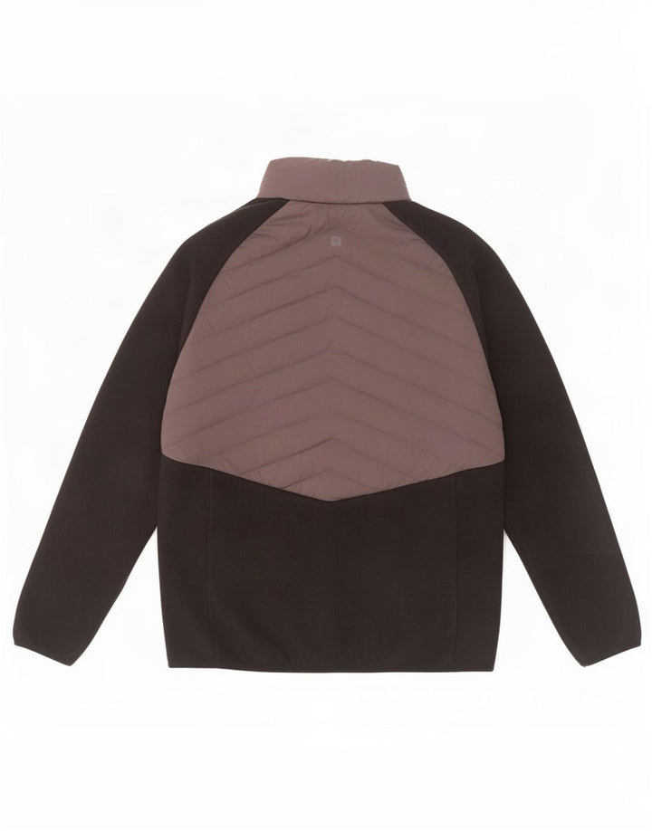 Mountain Warehouse Fleecejacke für Damen, UK 12, Mittelschwarz, Farbblock
