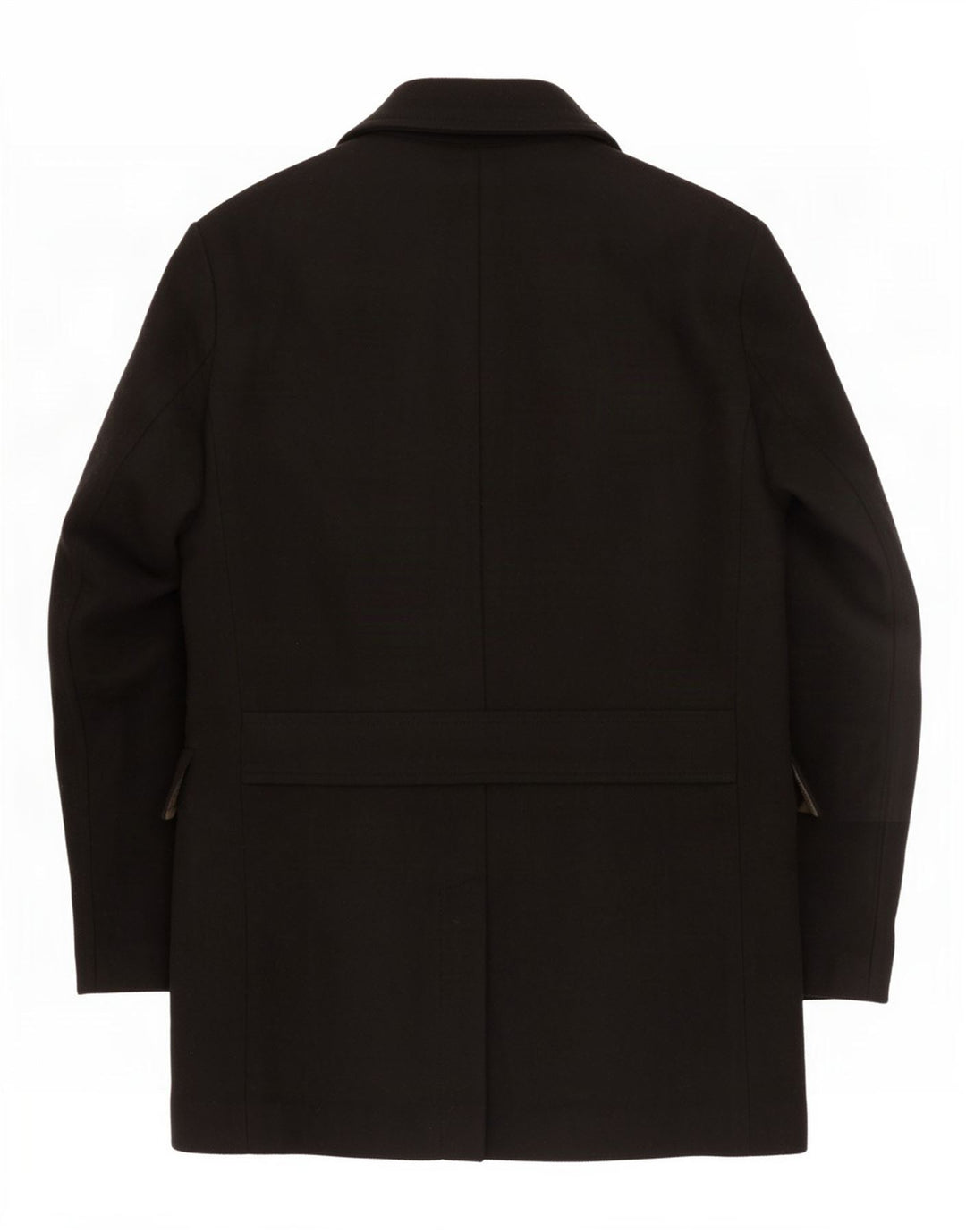 Marks & Spencer Herren-Militär-Zweireihermantel, UK 38, Mittelschwarz