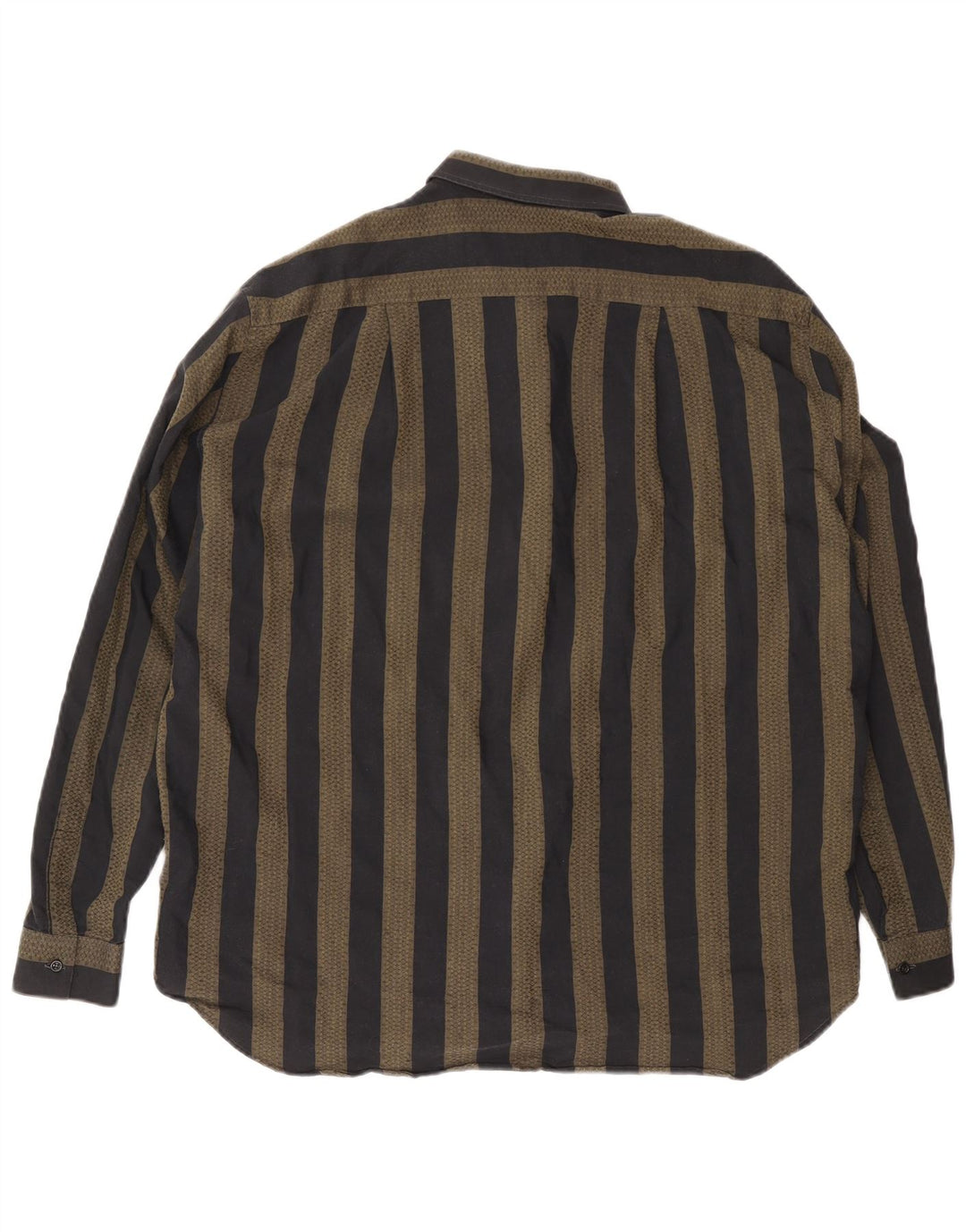 VINTAGE Herrenhemd XL Grau gestreift