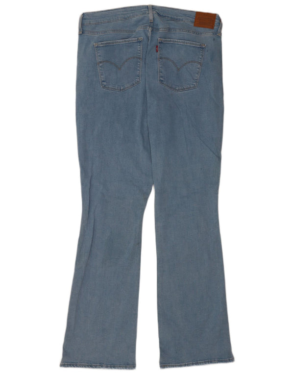 Levi's Damen 725 Bootcut-Jeans mit hohem Bund, W34 L32, blaues Lyocell