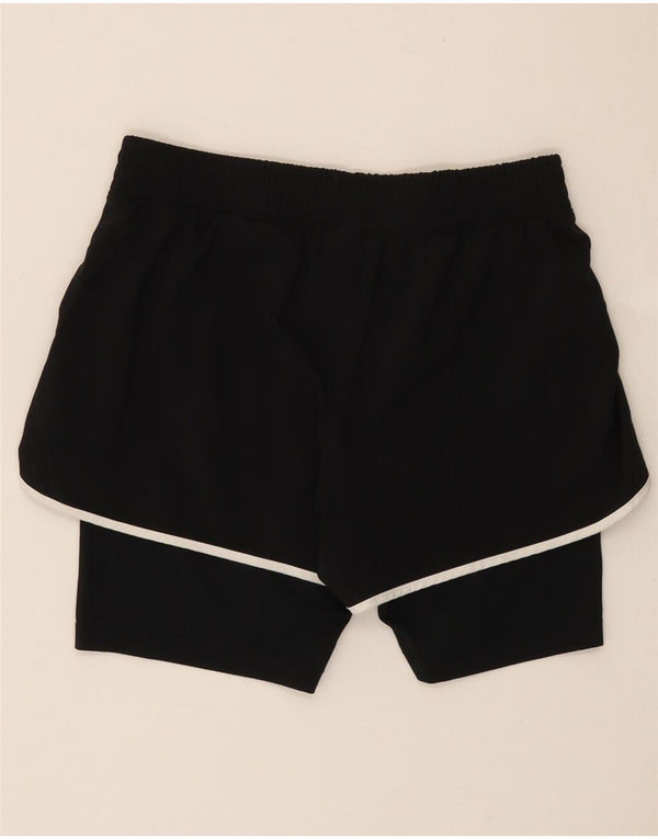 New Balance Damen Sportshorts UK 8 Small Schwarz Polyester