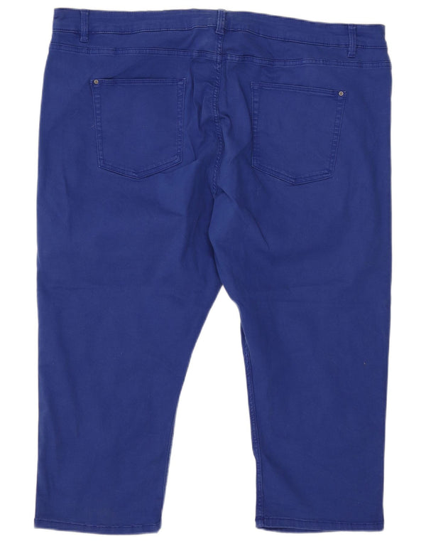 Marks & Spencer Damen Super Skinny Capri Jeans UK 24 4XL W44 L21 Blau