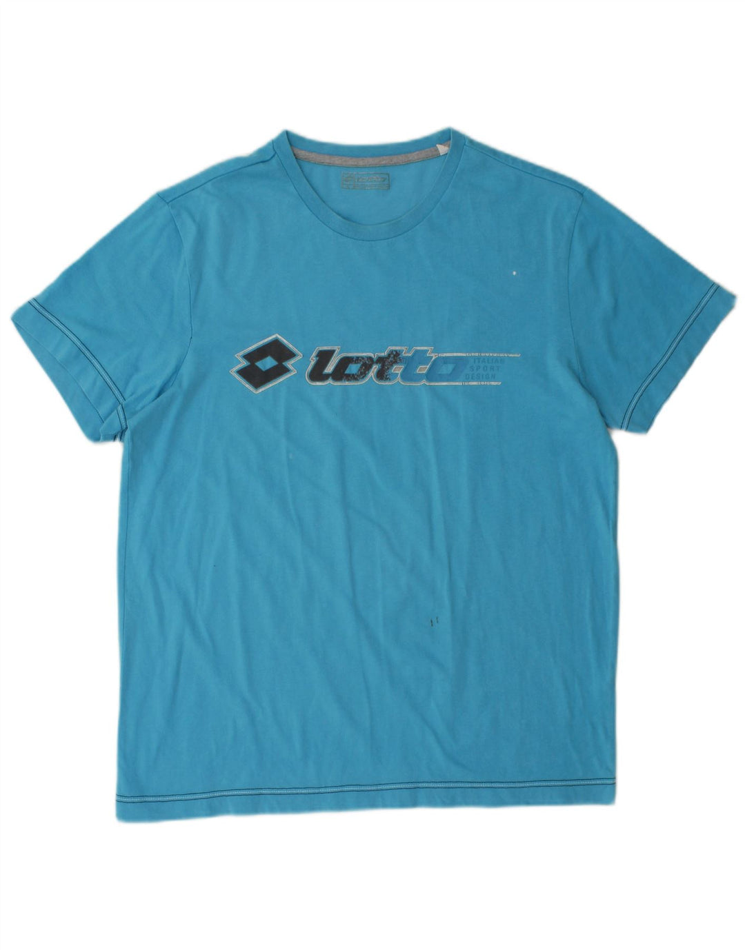 LOTTO Herren-T-Shirt mit Grafik, Größe L, Blau