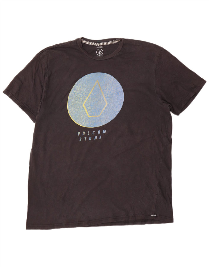 Volcom Herren Modern Fit Graphic T-Shirt Top XL Schwarz