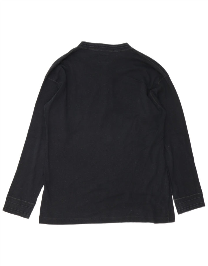 Levi's Herren-Oberteil, langärmelig, groß, aus schwarzer Baumwolle